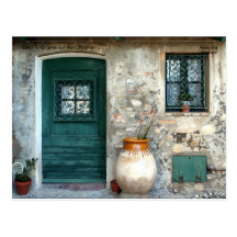 Door in Cagnes sur Mer, France, ... Post Card