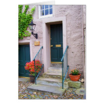 Door in St. Andrews Greeting Cards