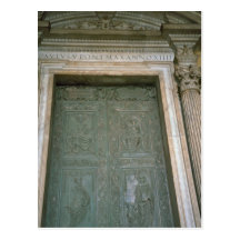 Door of St Peter's Basilica Post Card