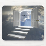 Door opened on a mystic eye mousepad