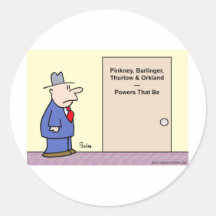 Door - the powers that be stickers