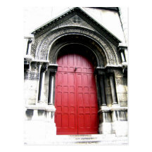 Door to Sacre Coeur Post Cards