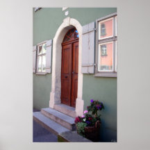 Door with Reflecting Windows Posters