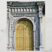 Doorway, Ciragan Palace - Istanbul Flyer Design