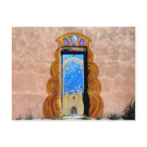 Doorway to Santa Fe Postcard