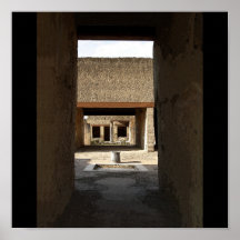 Doorway to Villa in Herculaneum Poster