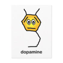 Dopamine Neurotransmitter Post Cards