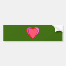 Doppelherz double heart autoaufkleber