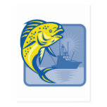 Dorado Dolphin Fish Mahi-mahi Postcard