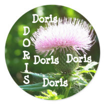 Doris name stickers