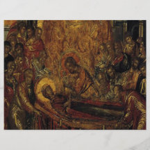 'Dormition of the Virgin' Flyer Design