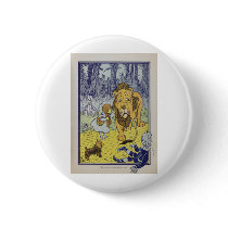 Dorothy and the Cowardly Lion from Wizard of Oz Buttons