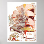 Dorothy and the King of Bunnybury Vintage Oz Print
