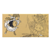 Dorothy melting Wicked Witch of The West, from Wiz Customized Photo Card