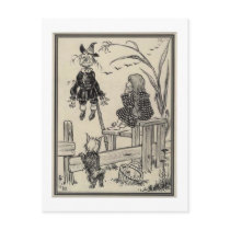 Dorthy, Scarecrow And Toto Post Cards