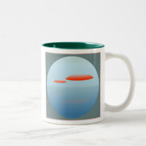 Dos Ovnis | Hovering UFOs mugs