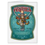 Dos Pistoles Tequila Greeting Card