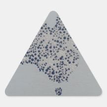 Dot Art Map of Australia Stickers
