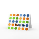 Dot Explosion! Thank you cards