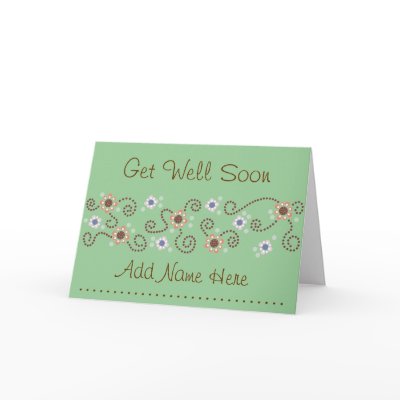Dot Get Well Card by 241Emporium