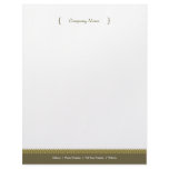 Dot Letterhead - Olive