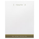 Dot Letterhead - Olive