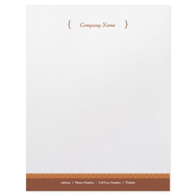 Dot Letterhead - Orange by kryanoutloud