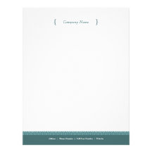 Dot Letterhead - Steel Blue
