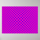 Dot Optical Illusion posters