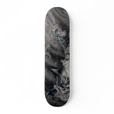 Dot The Dragons Eye Skateboard by BuddhansSkateboards