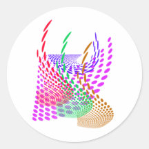 Dots4 Round Sticker