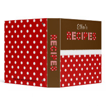 Dots n Eyelet Recipe Binder