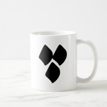 Dots of Love - Black Coffee Mugs