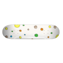 dots skateboard deck