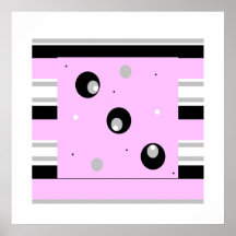 Dots spots and stripes Poster