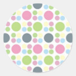 dotted_background round stickers