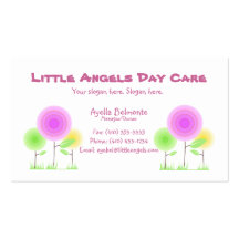Dotted Flowers Business Card