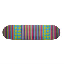 dotted style custom skateboard
