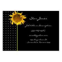 Dotted Sunflower business card