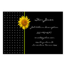 Dotted Sunflower business card