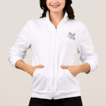 Dottigirl California Fleece Zip Jogger T Shirt