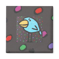 dotty bird magnet