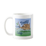 Dotty Dog Lady Coffee Mugs