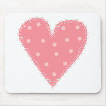 Dotty Heart Mousepad