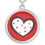 Dotty Heart red Necklace
