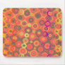 Dotty 'Orange 1' Mouse Pad