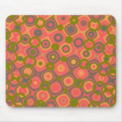 Dotty 'Orange 7' Mouse Mat by angels_creative_wrks