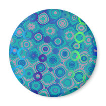 Dotty 'Pretty Blue 1' Magnet magnets