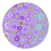 Dotty 'Purple 1'  Greeting Card stickers