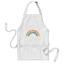 Dotty Rainbow Aprons